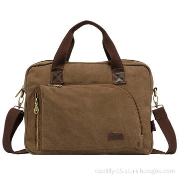 Computer bag, made of canvas